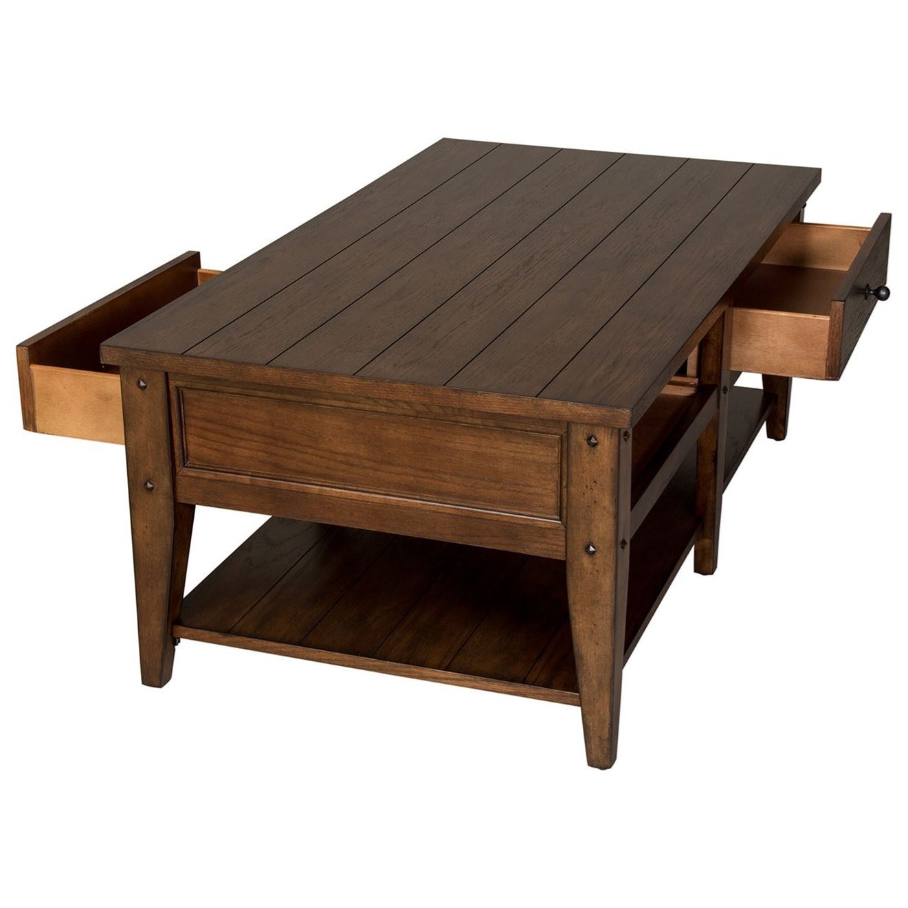 Liberty Furniture Lake House 210OT1010 Casual 2Drawer Cocktail Table